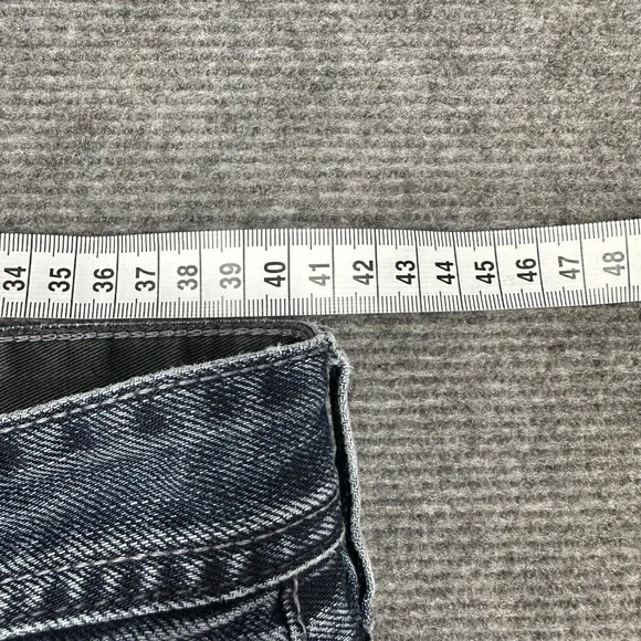 Lee Women's Jeans Blue Dark Wash Lo Rize Straight - L3 Button Fly Western Pants - Picture 11 of 13